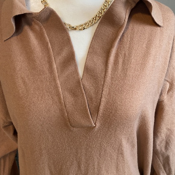 Philosophy Knit Polo Sweater Dress Size Large NWT - Picture 2 of 10